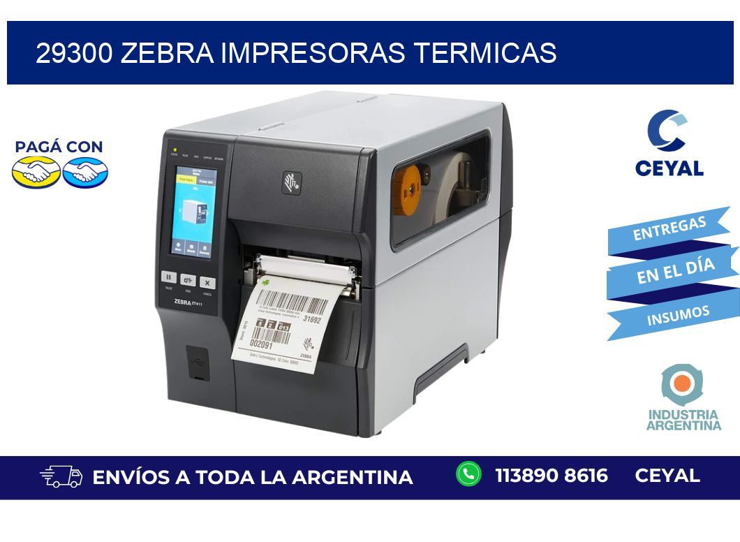 29300 Zebra impresoras termicas