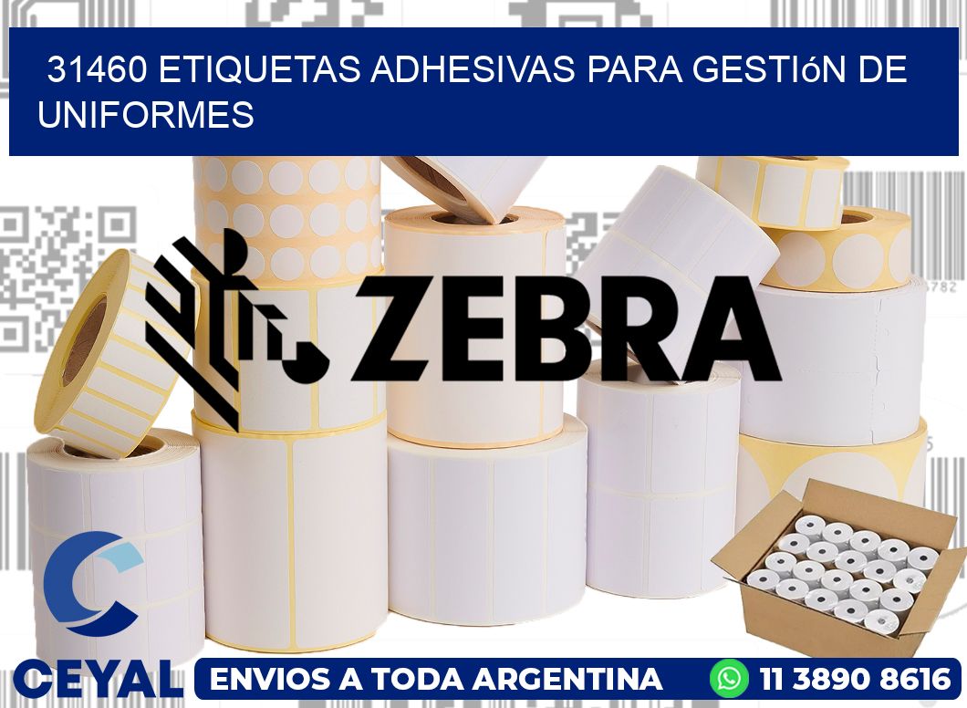 31460 Etiquetas adhesivas para gestión de uniformes