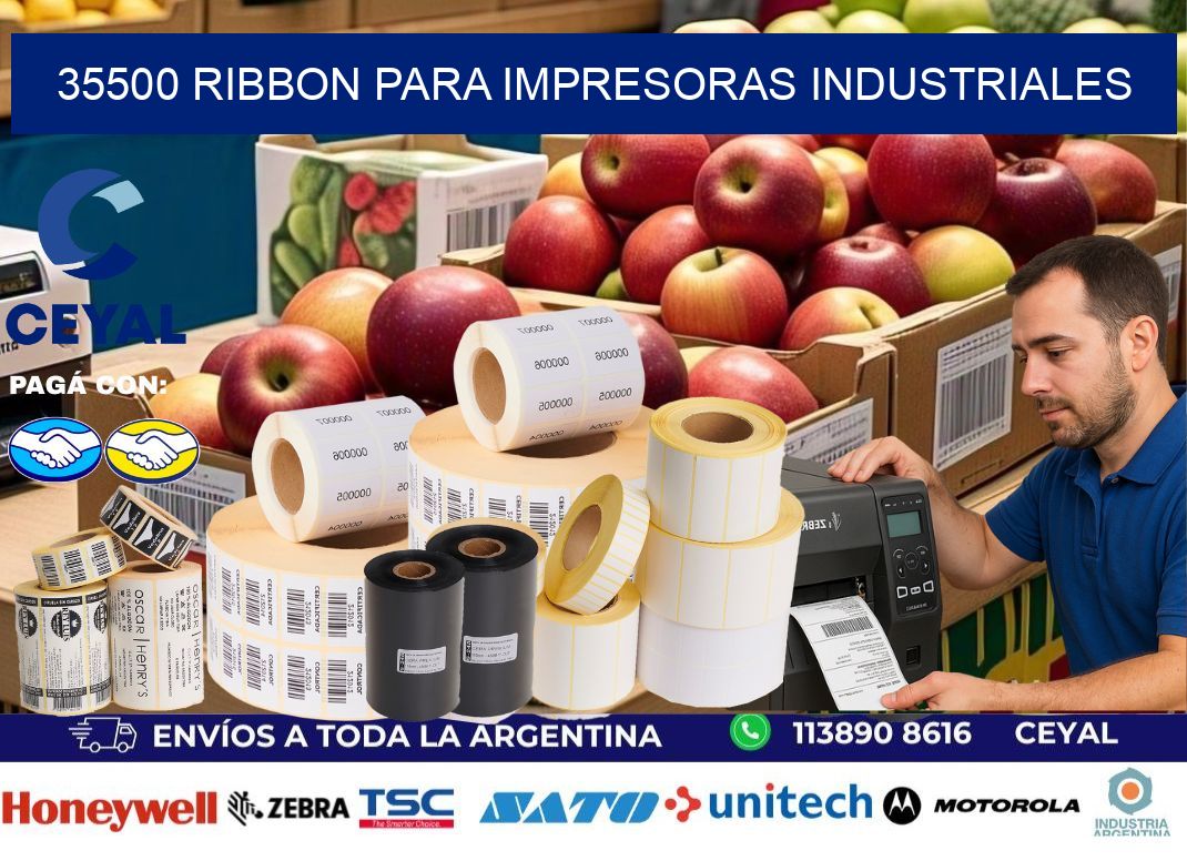 35500 Ribbon para impresoras industriales
