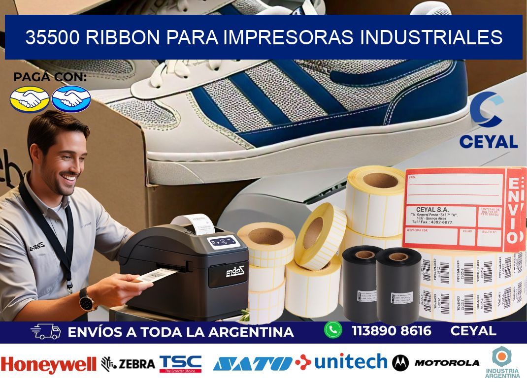 35500 Ribbon para impresoras industriales