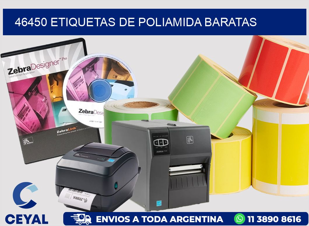 46450 etiquetas de poliamida baratas