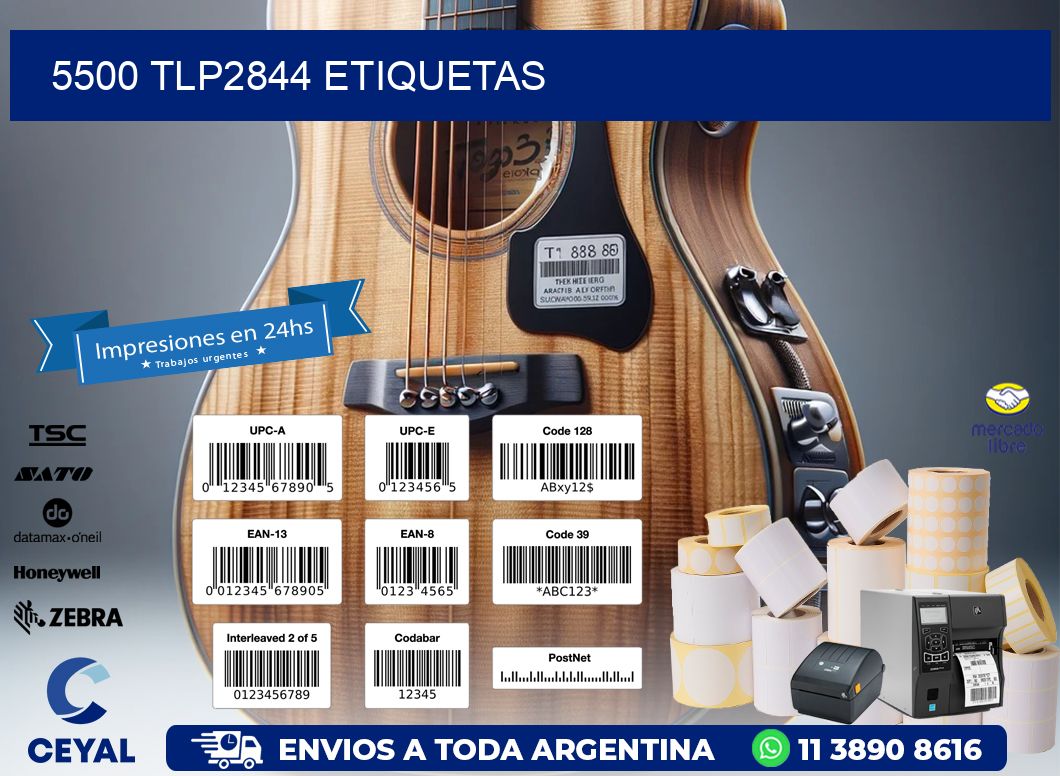 5500 TLP2844 etiquetas