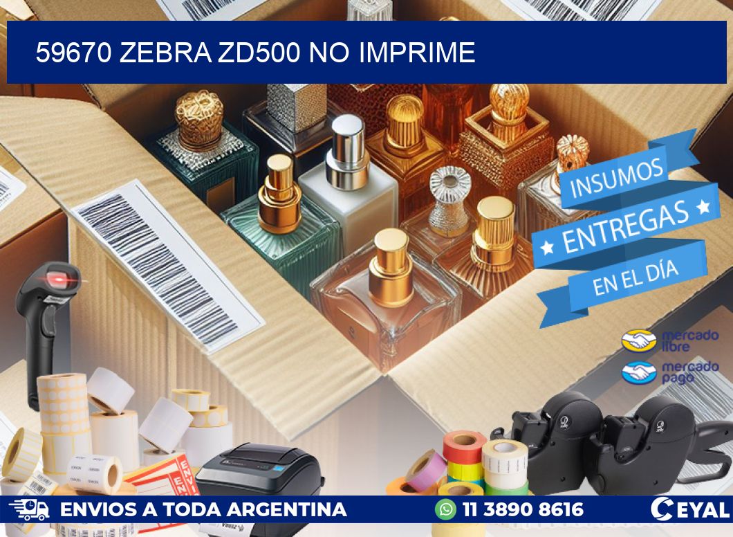 59670 Zebra ZD500 no imprime
