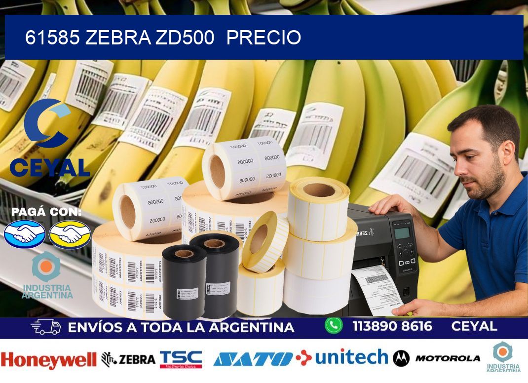 61585 Zebra ZD500  precio