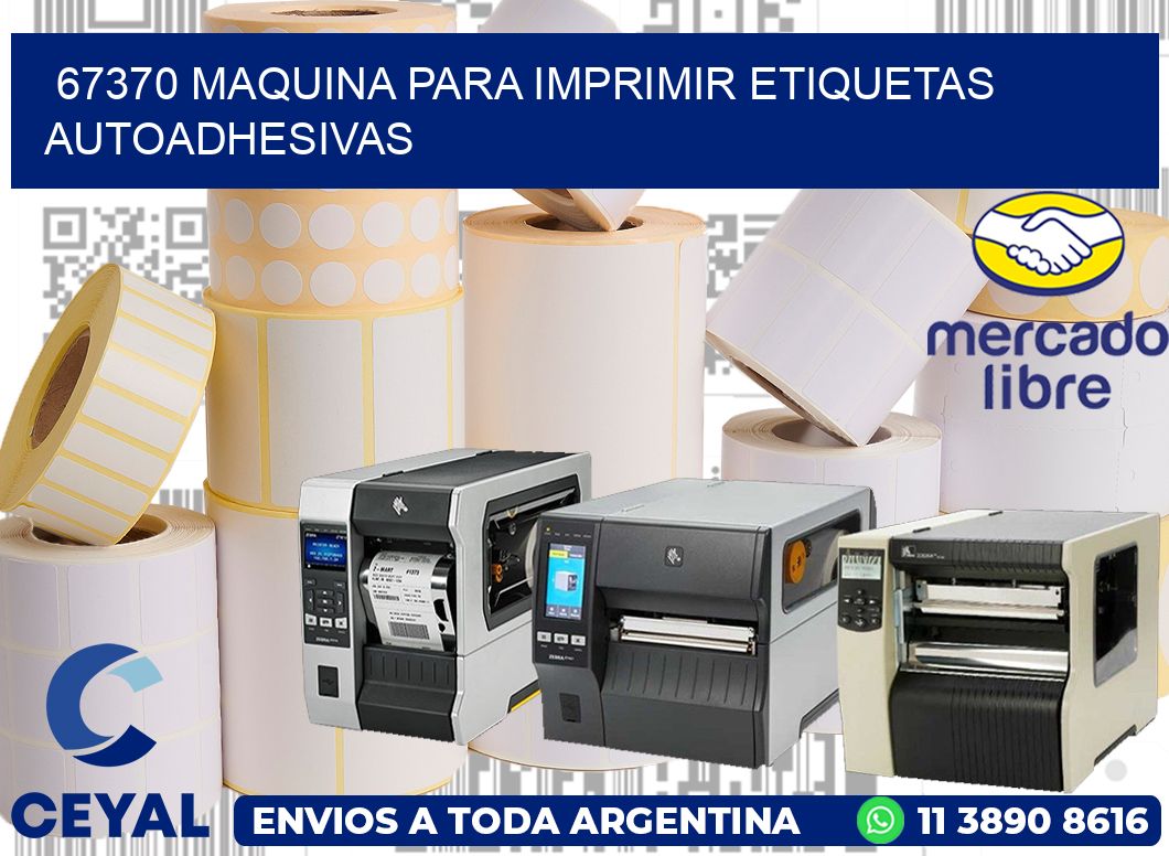 67370 maquina para imprimir etiquetas autoadhesivas