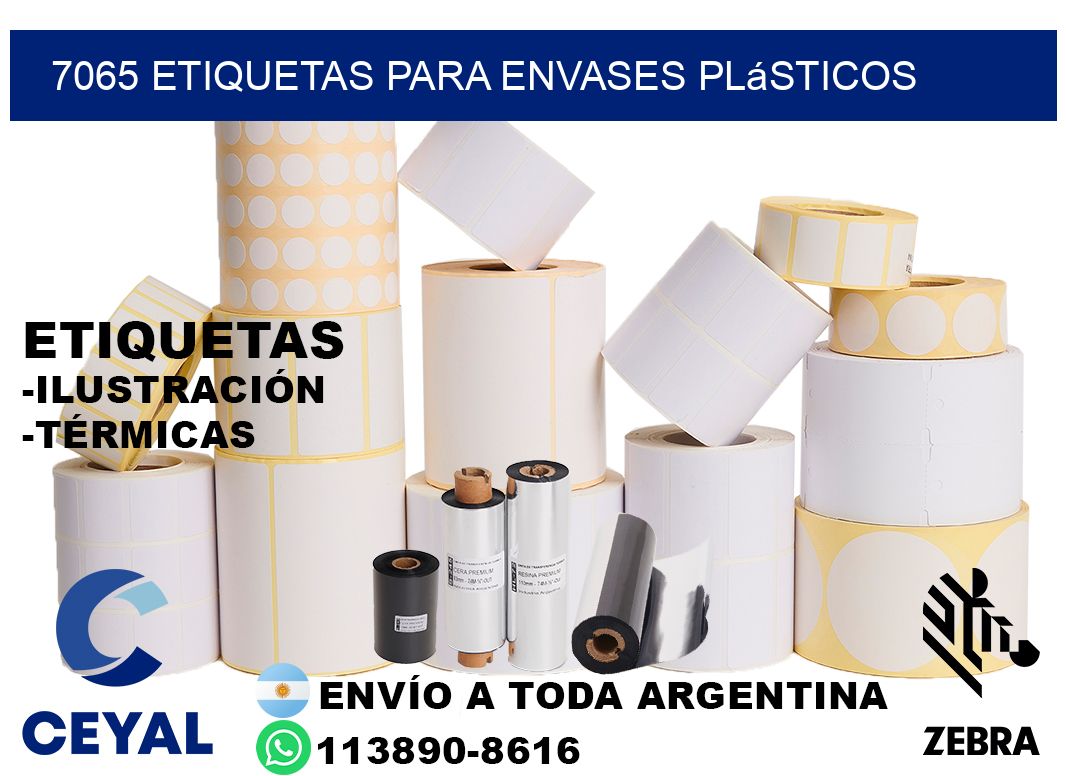 7065 Etiquetas para envases plásticos