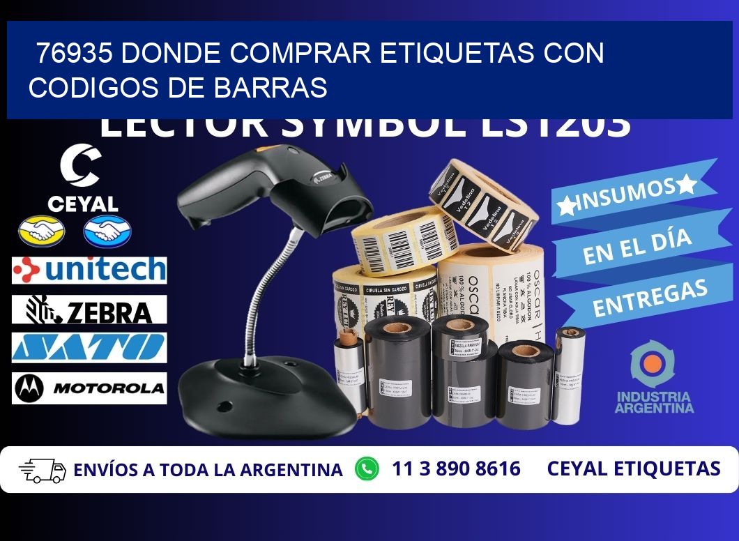 76935 Donde comprar etiquetas con codigos de barras
