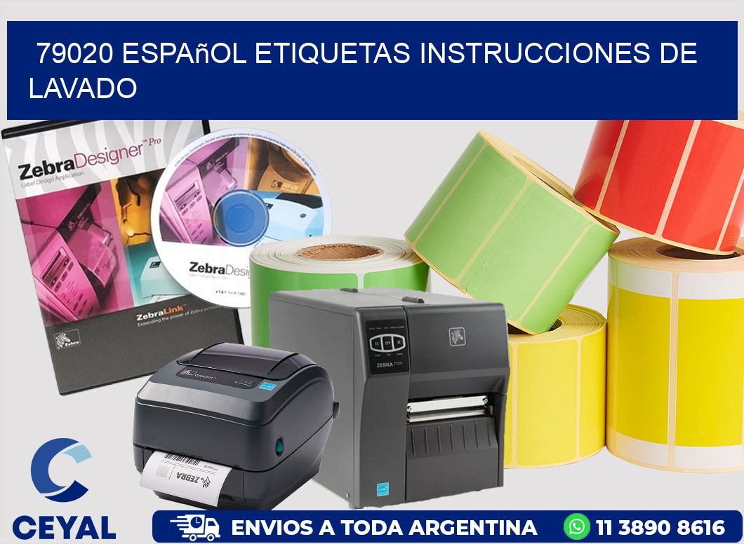 79020 español etiquetas instrucciones de lavado