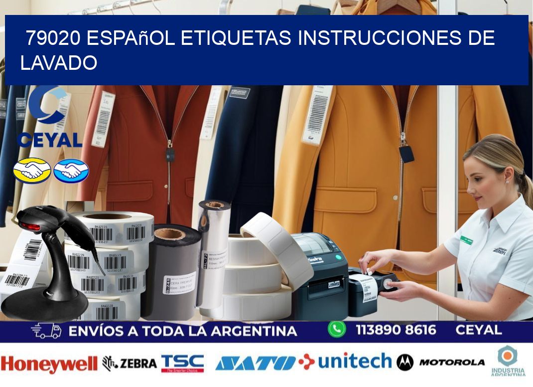 79020 español etiquetas instrucciones de lavado