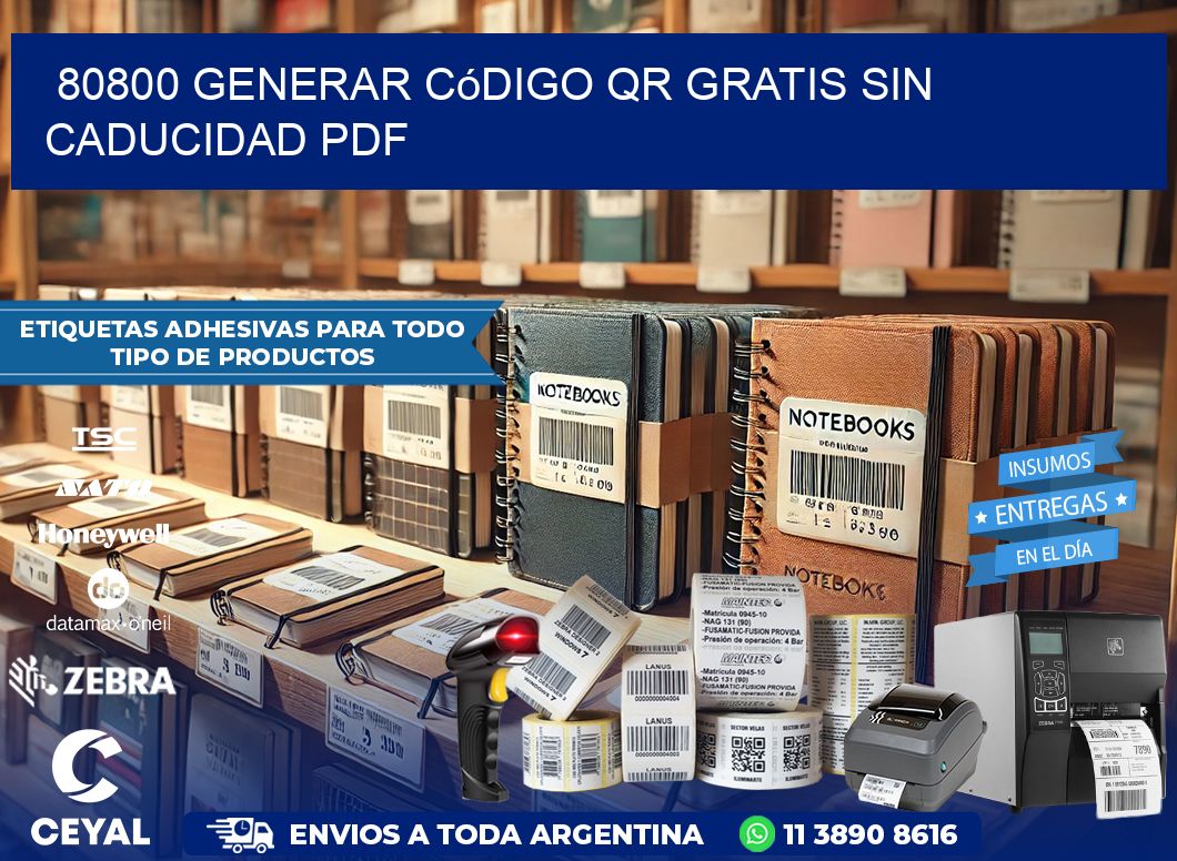 80800 Generar código QR gratis sin caducidad PDF