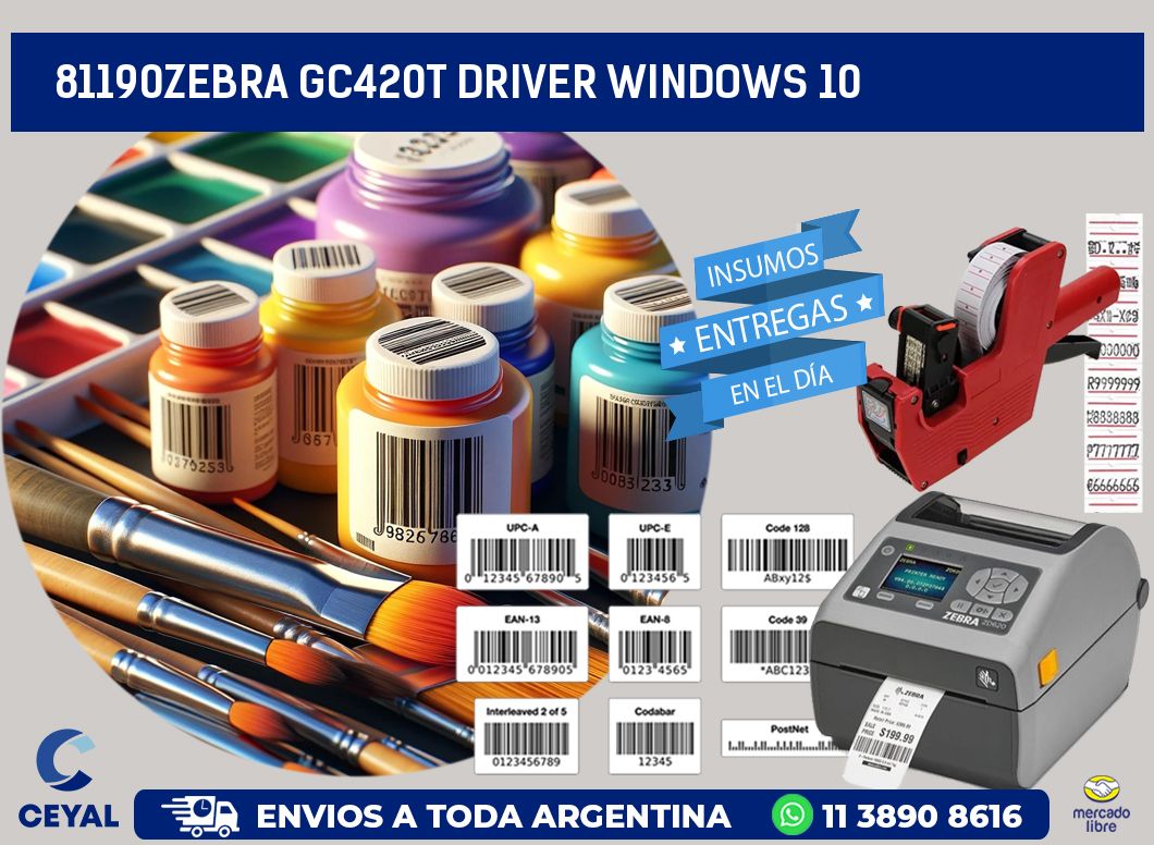 81190Zebra GC420t driver Windows 10