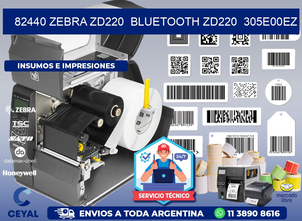 82440 Zebra ZD220  Bluetooth ZD220  305E00EZ
