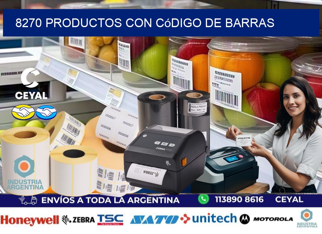 8270 Productos con código de barras