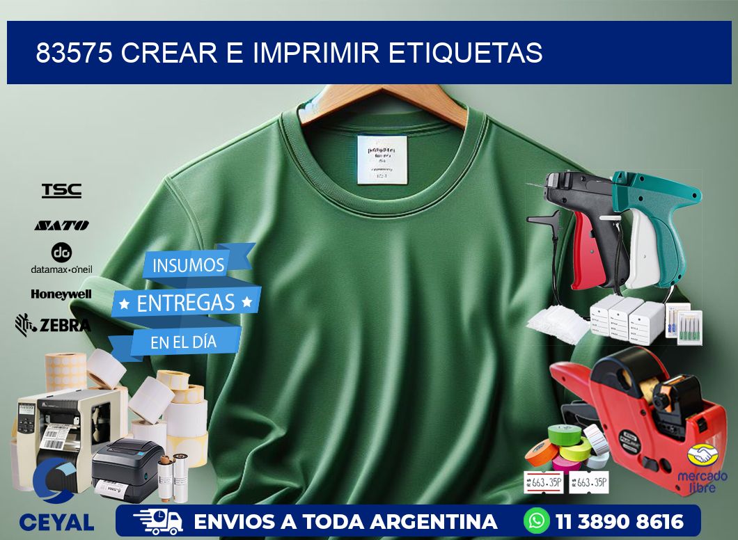 83575 Crear e imprimir etiquetas
