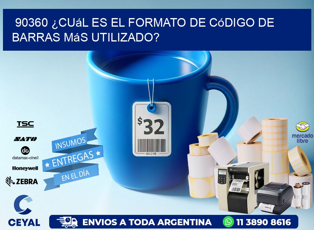 90360 ¿Cuál es el formato de código de barras más utilizado?