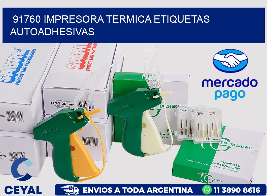 91760 Impresora termica etiquetas autoadhesivas