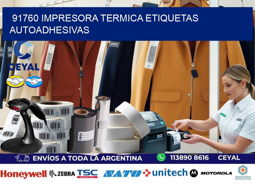 91760 Impresora termica etiquetas autoadhesivas