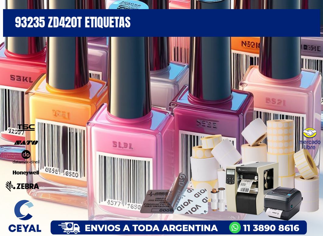 93235 ZD420t etiquetas