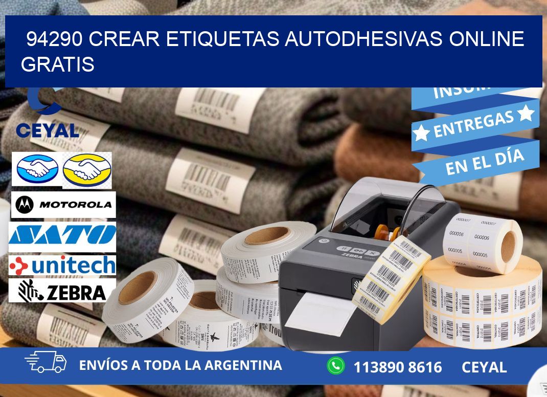 94290 Crear etiquetas autodhesivas online gratis