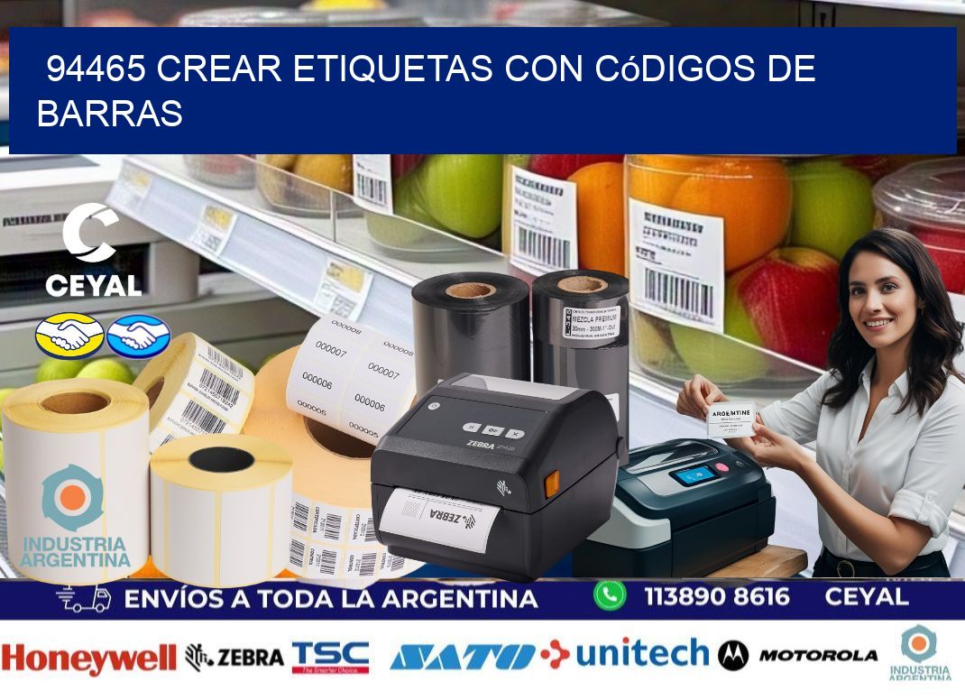 94465 Crear etiquetas con códigos de barras