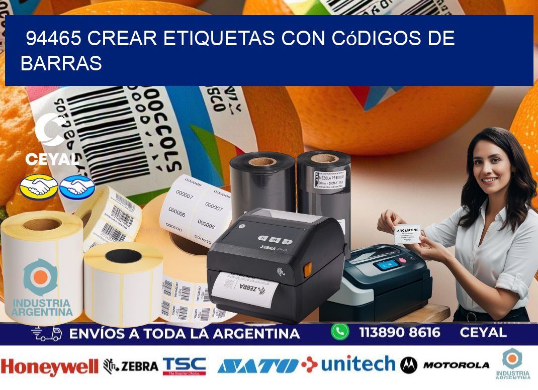 94465 Crear etiquetas con códigos de barras