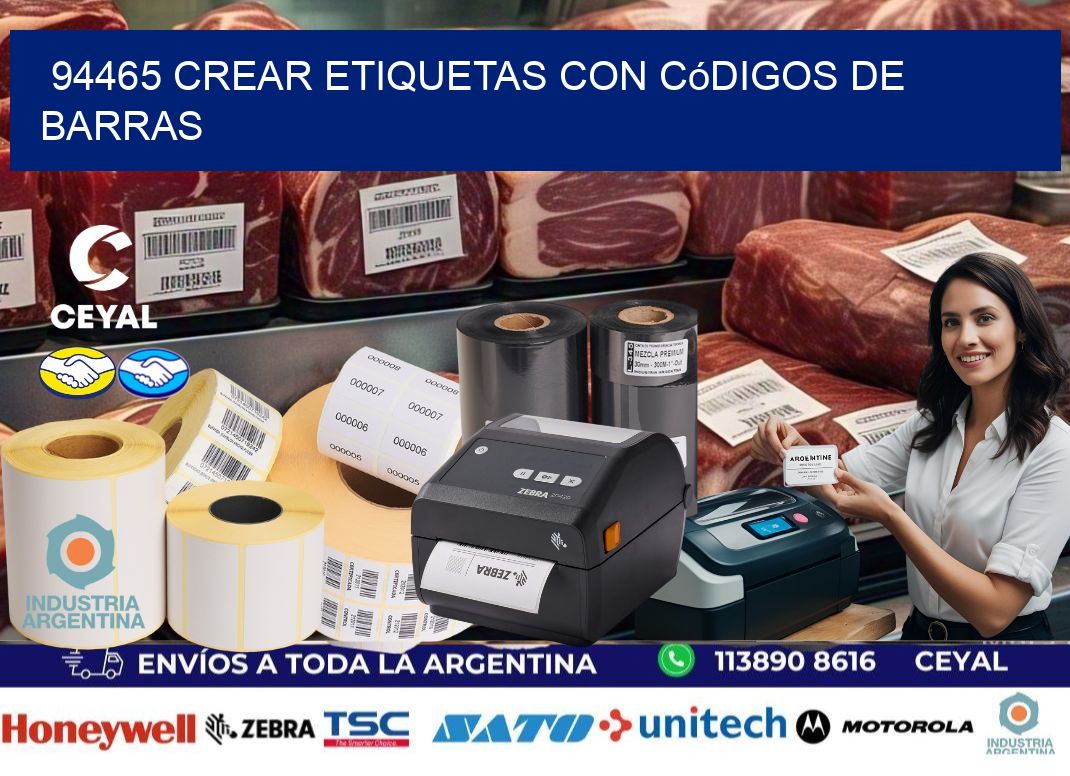 94465 Crear etiquetas con códigos de barras