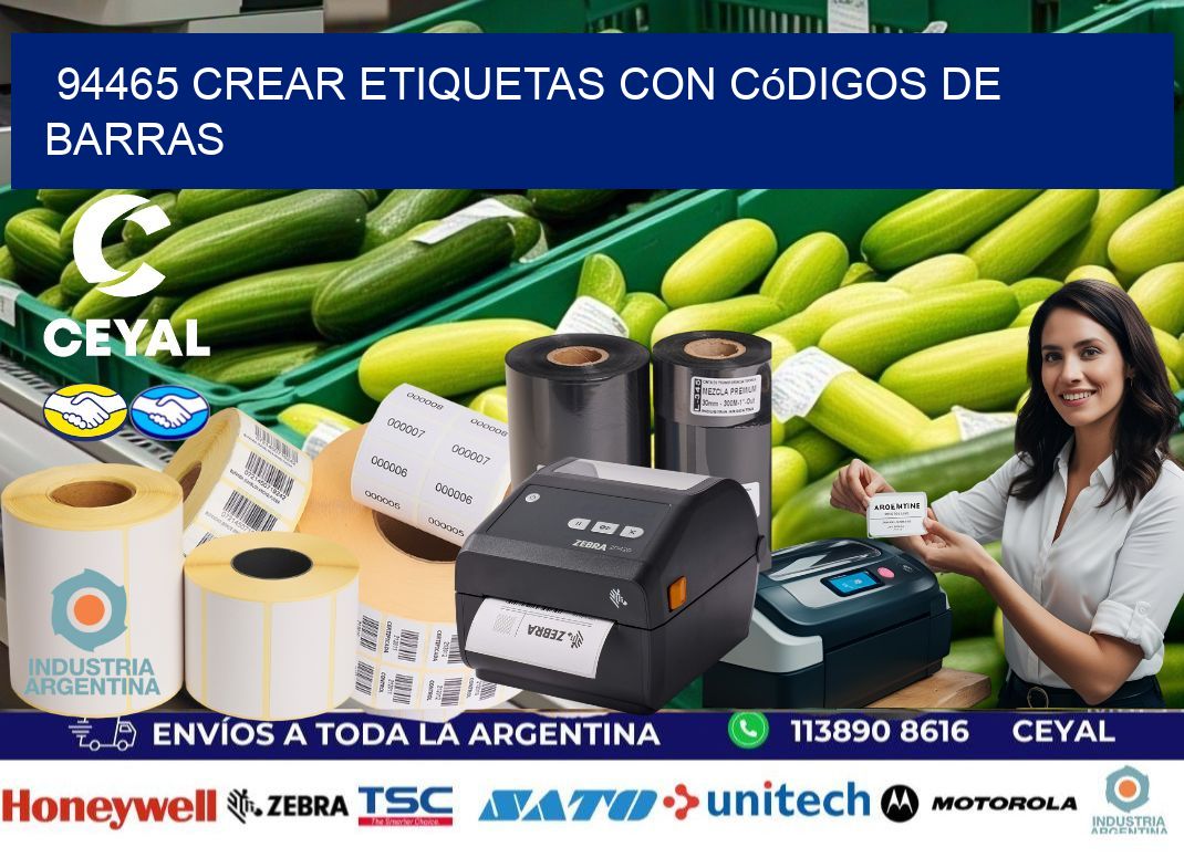 94465 Crear etiquetas con códigos de barras