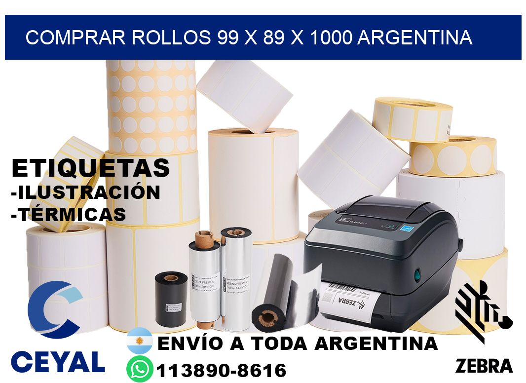 Comprar Rollos 99 x 89 x 1000 argentina