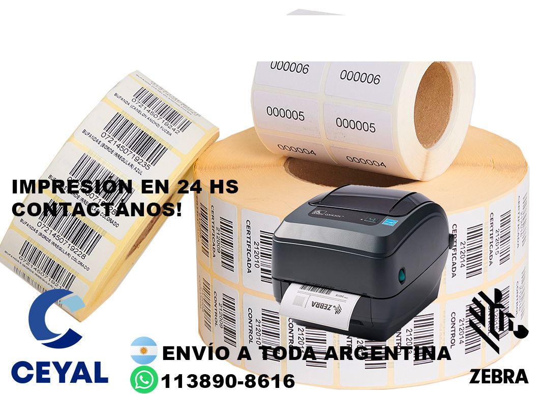 EDITAR 12445 ETIQUETAS CON CODIGOS ZEBRA