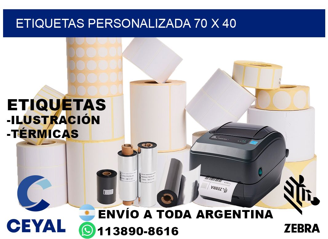 etiquetas personalizada 70 x 40