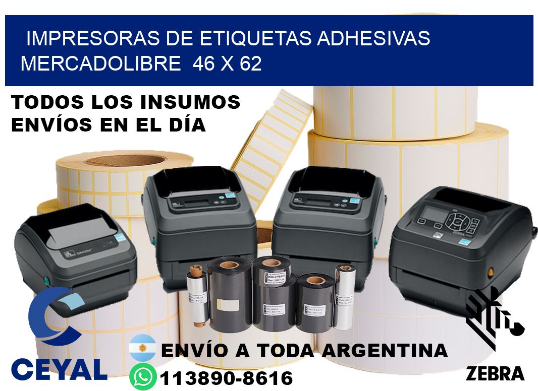 impresoras de etiquetas adhesivas mercadolibre  46 x 62