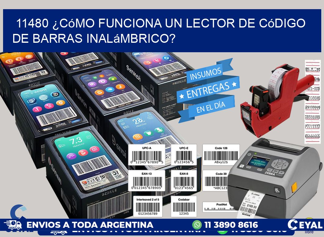 11480 ¿Cómo funciona un lector de código de barras inalámbrico?