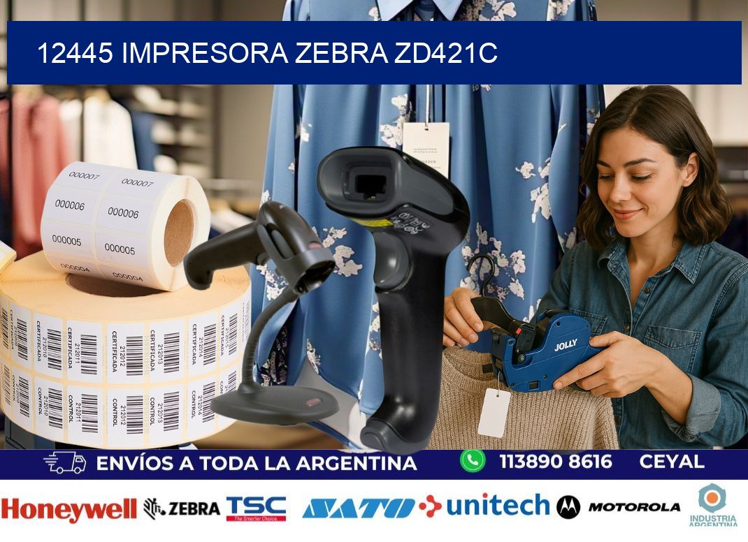 12445 Impresora Zebra zd421c