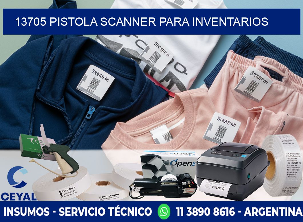 13705 Pistola Scanner para inventarios