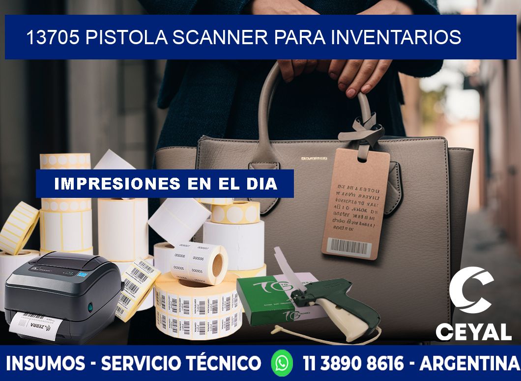 13705 Pistola Scanner para inventarios