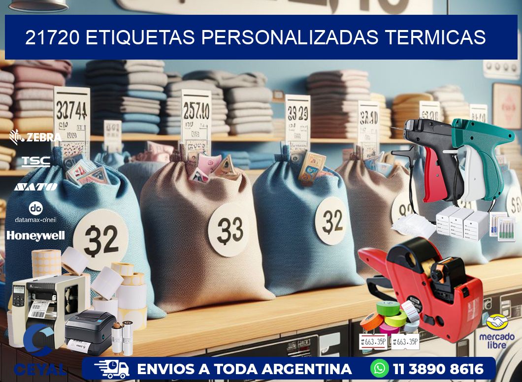 21720 Etiquetas personalizadas termicas