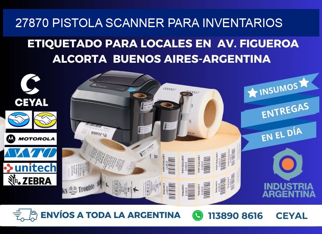 27870 Pistola Scanner para inventarios