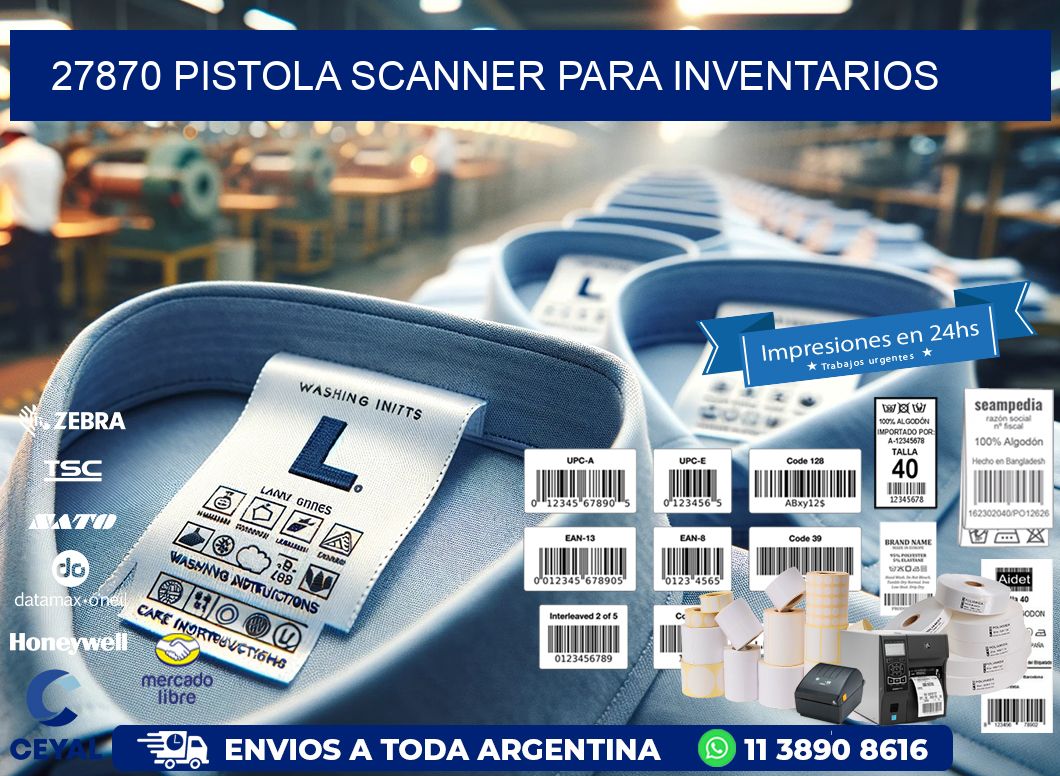 27870 Pistola Scanner para inventarios