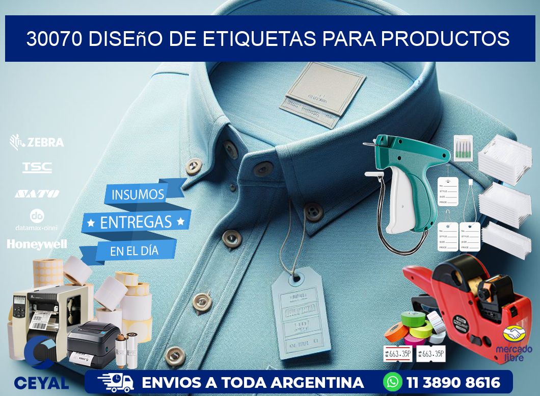 30070 Diseño de etiquetas para productos