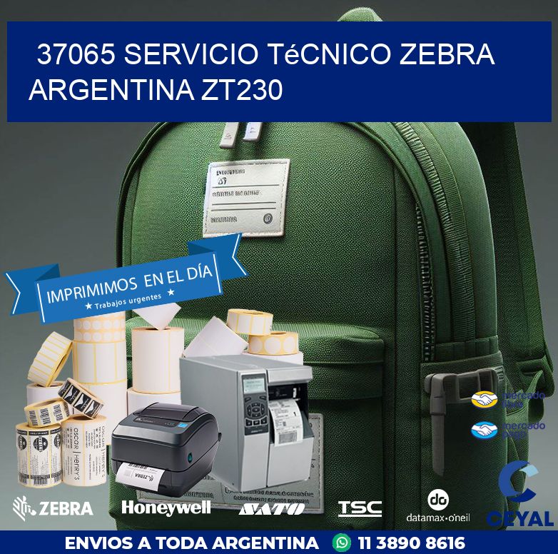 37065 servicio técnico zebra argentina ZT230