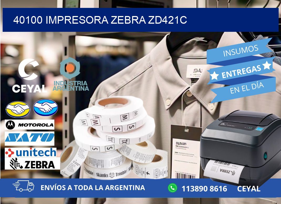 40100 Impresora Zebra zd421c