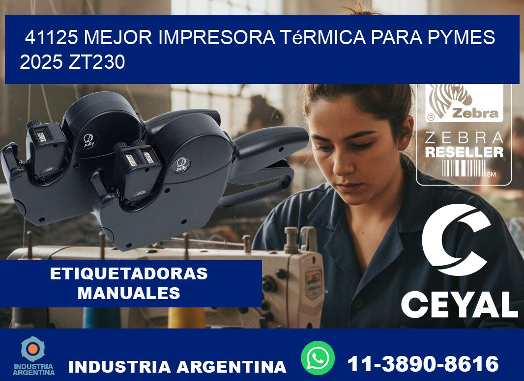 41125 mejor impresora térmica para pymes 2025 ZT230