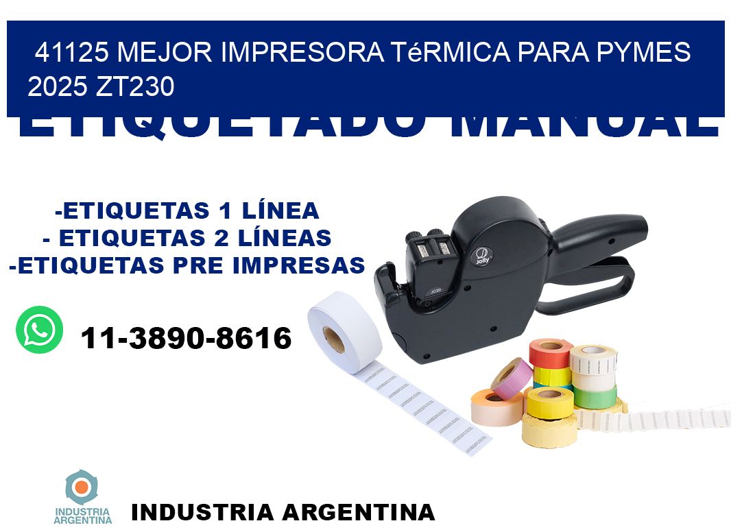 41125 mejor impresora térmica para pymes 2025 ZT230