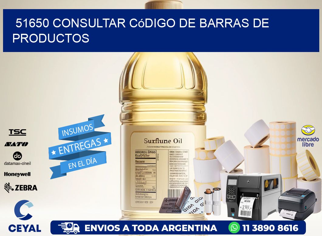 51650 Consultar código de barras de productos