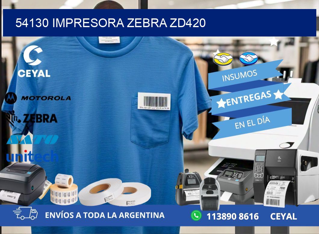 54130 Impresora Zebra ZD420