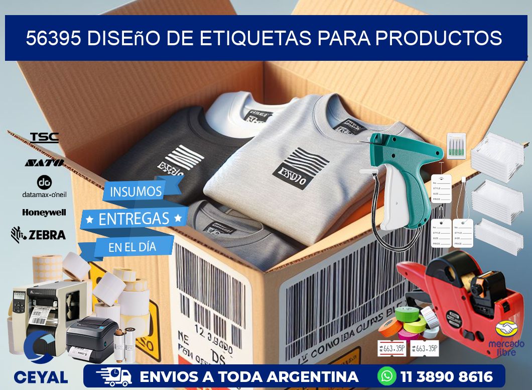 56395 Diseño de etiquetas para productos