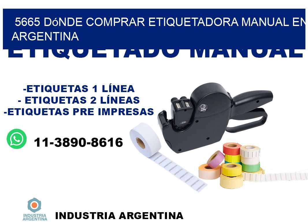 5665 dónde comprar etiquetadora manual en argentina