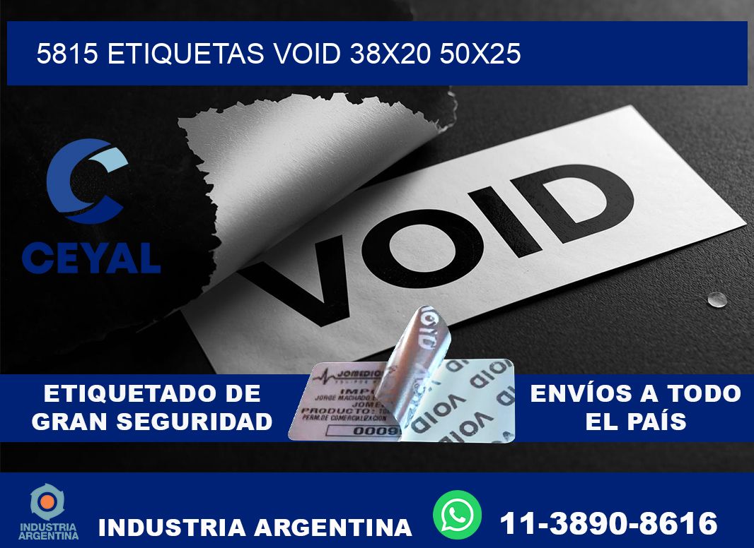 5815 etiquetas void 38x20 50x25