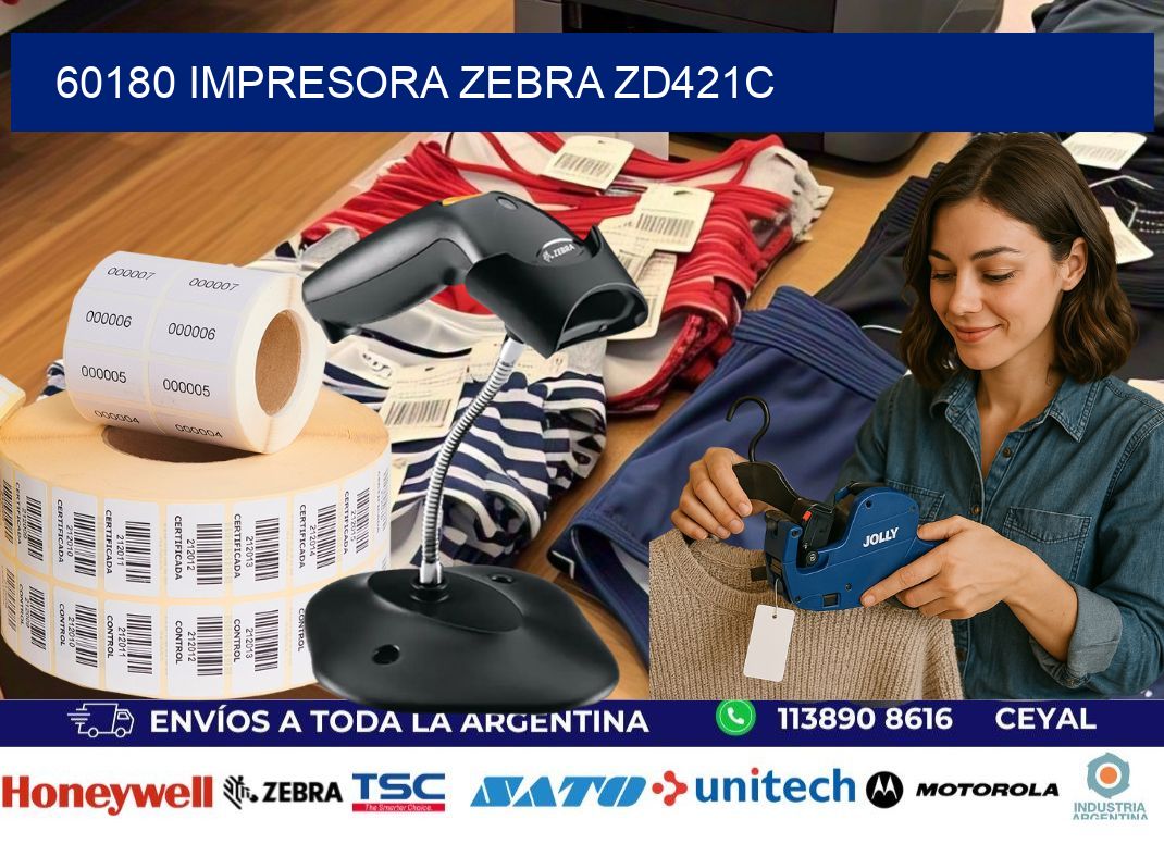 60180 Impresora Zebra zd421c