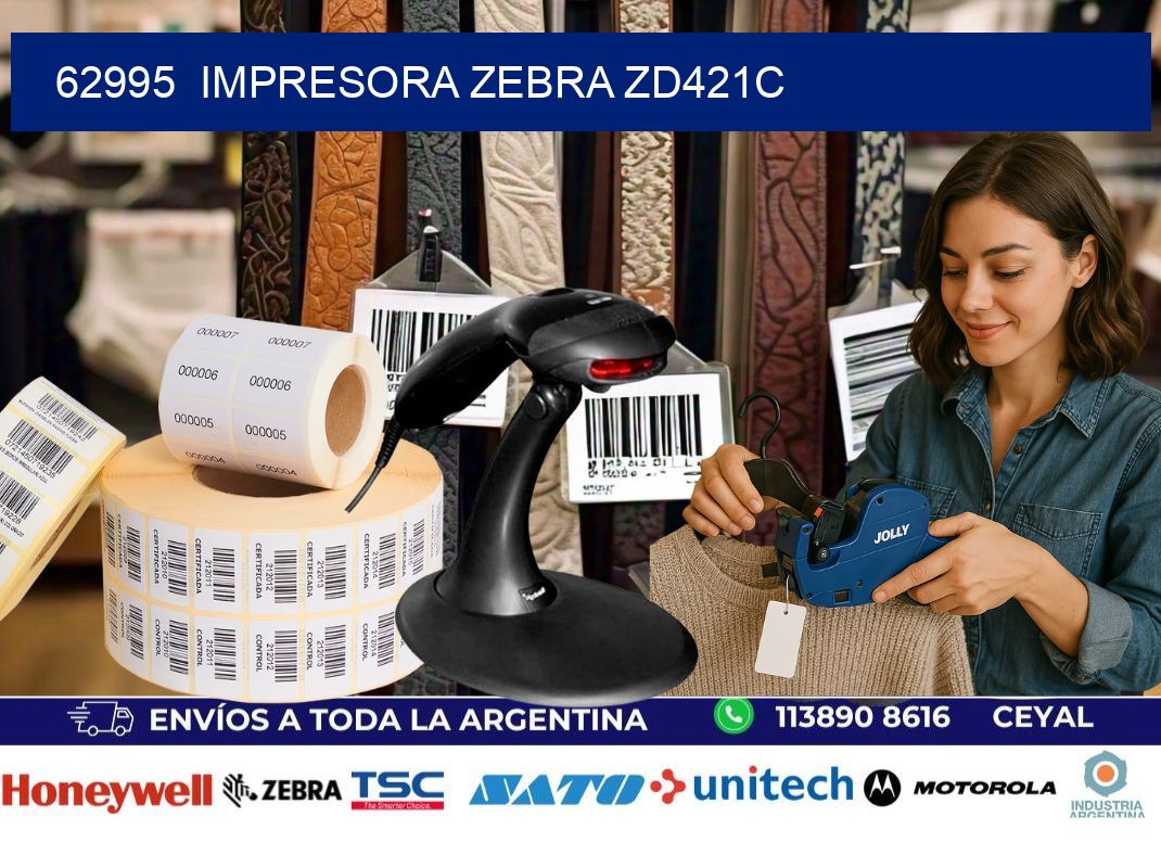 62995 Impresora Zebra zd421c